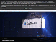 Tablet Screenshot of blog.keyshot.com